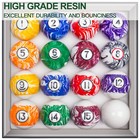 Billiard Balls Set Pool Table Balls Marble-swirl Style 16 Ball Set