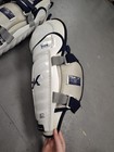 Rbk 5k Jofa Hockey Shin Guards 14 White Shield Series Nhl Pro Leg Pads