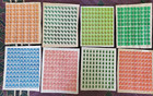 800 Japan Stamps Lot 56x  Machine Canceled Definitives On Paper