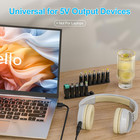 Usb Charging Cable To Dc 5v Universal Power Cord With 13pcs Adapters Dc5v Charge