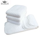 5pcs Cotton Cloth Baby Diapers Inserts Liners 3 Layers Reusable Newborn Nappy C