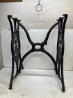Ant  Singer Sewing Machine Table Base Legs Large Logo- Industrial Cast Iron Rare