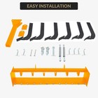 55  Width Box Blade Tractor Attachment With 6 Scarifier Shanks For Cat 0   Cat 1