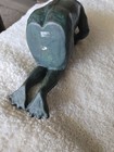 Evergreen Garden 11  Praying Frog Shelf Sitter Statue - Verdigris Finish