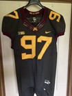 Minnesota Golden Gophers Authentic Team Game Issued Used Jersey Sz 46