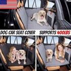 Hard Bottom Dog Car Back Seat Cover Waterproof Hammock W side Flap Suv Truck