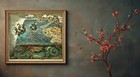 Fantasy Map Of A Flat Earth Wall Art Poster Print Decor Artwork Flat Earthers