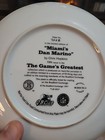 Dan Marino  the Game s Greatest  Collector Plate     Limited Edition  Bradford   