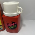 Vintage 1976 Happy Days Tv Show Lunch Box With Thermos Metal Lunchbox The Fonz