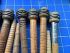30 Vintage Antique Industrial Wooden Thread  Bobbin Spools Various Sizes