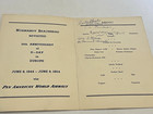 1954 Pan Am Yankee Clipper Normandy  D-day 10th Anniv  Signed Menu-see Photos 