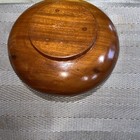 Antique Vintage 6    Mid Century Modern Carved Turned Wood Bowl Burl Decor