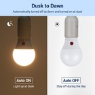 Dewenwils Dusk To Dawn Light Bulb 4-pack A19 Outdoor Sensor Auto On off Led