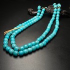 108 Tibetan Buddhism Amazonite Beads Dzi Beads Prayer Handstring Necklaces G033