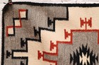 Antique Navajo Rug Native American Indian Large Weaving 40x25 Textile Vintage