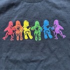 Vintage Intel Pentium Look Inside Bunny People Astronaut T Shirt 1997 Size M