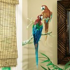 Two Large Parrots Mini Mural 13475