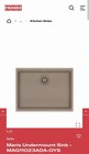 Franke 25 0in X 18 94in Undermount Fragranite Single Bowl Kitchen Sink In Oyster