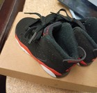 Jordan 6 Retro Toddler Size 5c Black And Red Sneakers