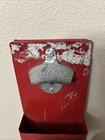 Vtg Coke Coca Cola Cast Iron Door Stop   Metal Wall Mount Can Opener Lot Of 2