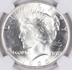   1923-s Unc Peace Silver Dollar     1 Choice Mint Au  unc From Roll Estate    
