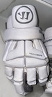 Warrior Burn White Lacrosse Bone System Gloves Medium Youth Adult Men   s Sport