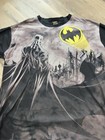 Vintage Batman Graphic Shirt Mens 2xl Black Dc Comics Bat Signal 1990   s