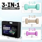 Yes4all Neoprene Coated Dumbbell Hand Weight Sets - Multiple Weight Options With