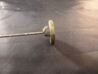 Carved Mop Round Hatpin Stick Pin Vintage Victorian Style 7 l  9 16 w