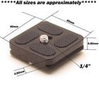 Pu-40 Quick Release Plate Ks-1 Tripod Ball Head 1 4  Screw Arca Swiss Qr Ks-0 