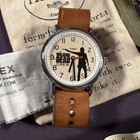 Rare - Walking Dead Timex Crew Watch Season 5 Limited Edition Horween Leather