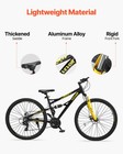 29  Mountain Bike Mtb Bicycle 24 Speed Full Suspension Aluminum Dual Disc Brakes
