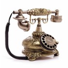 Telpal Retro Vintage Antique Style Corded Rotary Dial Desk Telephone Phone Home
