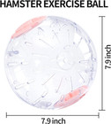 7 9 Inch Hamster Ball  Running Ball Toy  Transparent  Breathable  Reduce Stress 