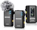 Neewer Cm28 Wireless Lavalier Microphone System With Charging Case