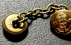 Original Wwi Imperial German Navy Kriegsmarine Mantel Button Chain 1917