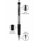 Uni-ball Signo 207 Impact Gel Pens  12 Black  1 0mm Bold  Smooth Writing 