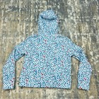 Vineyard Vines Girls  Full-zip Fleece Hoodie White Blue Red Star Whale Small