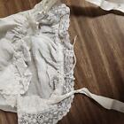 Antique Study Ruffle Lace Sleep Bonnet
