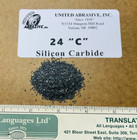Silicon Carbide  40 Lbs - 24 Grit - Aesthetic Epoxy Additive Abrasive Media