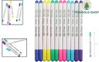 Disappearing Fabric Marker Pen 12pcs Washable Erasable Art Sewing Supplies