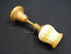 Beautiful Antique 1930s Ceiling Light W  Decorative Glass Shade - Rewired