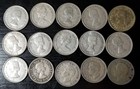 Lot Of Foreign Silver Coins   Canadian  Uk  Mexico  Greece