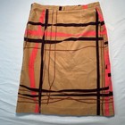 Martine Sitbon Velvet Pencil Skirt Vintage Side Zip Brown Designer Midi 80s 90s