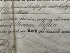 1799 Pennsylvania Thomas Mifflin Land Patent Quaker Meeting York County 
