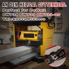 Spiral Helical Cutterhead For Dewalt Dw733 Dw734 Planer