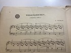 Cradle Song By R  Schumann - Vintage Piano Sheet Music - Free Shipping - 4 Pages