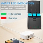 2-pack Hero 10 Replacement Batteries   3-channel Usb Charger For Gopro Hero 10