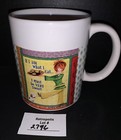 Royal Norfolk If I Am What I Eat Debra Jordan Bryan Ceramic Coffee Mug Vintage