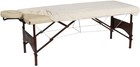 Fitted Flannel Table Cover For Massage Table     Universal Size  White     Pack Of 1
